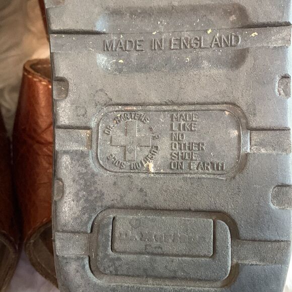 DR. MARTENS pebbled leather sandals Made in England size 13 - Picture 12 of 13